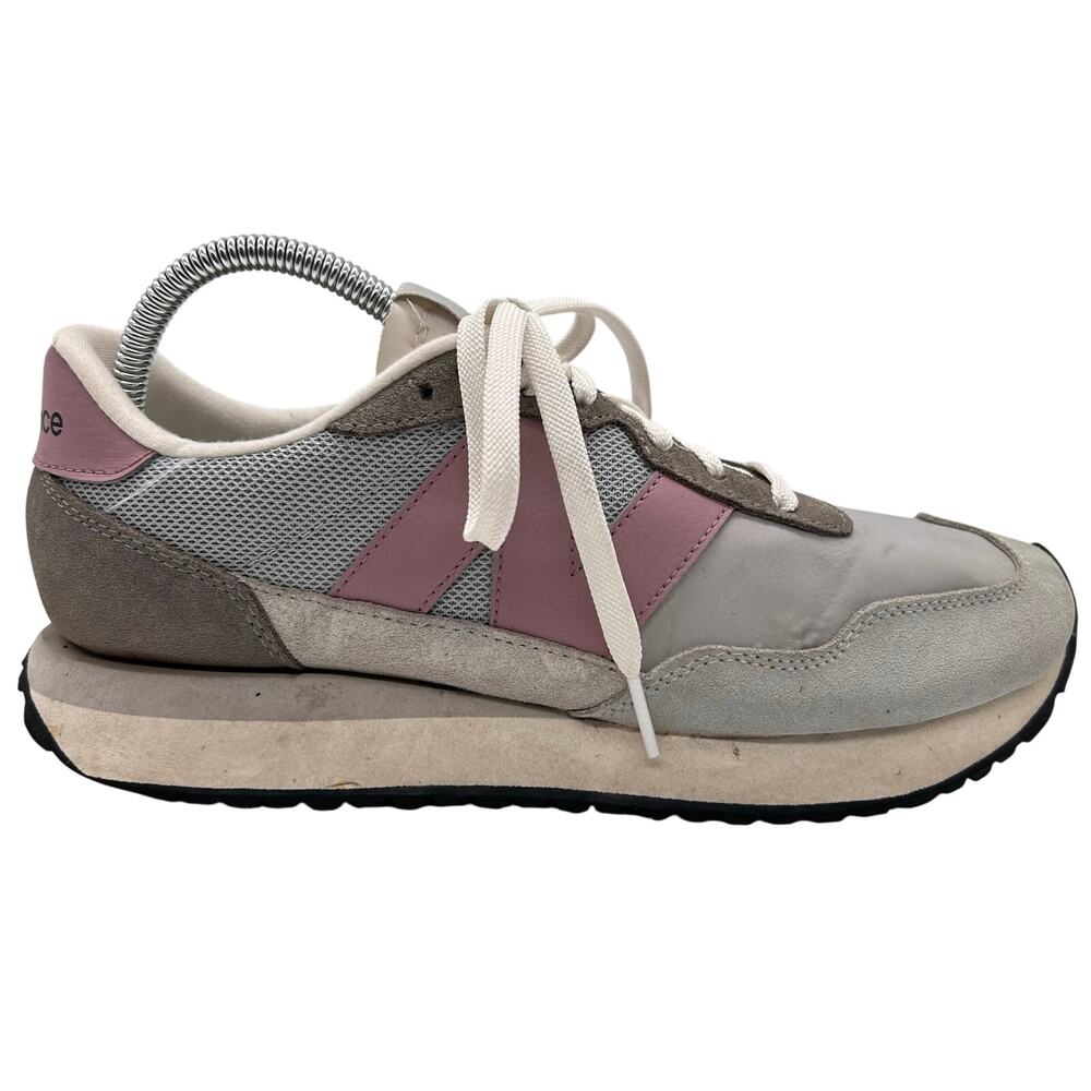 New Balance 237 Suede Low Top Sneakers Shoes Gray Purple Women's Size US 10‎ B